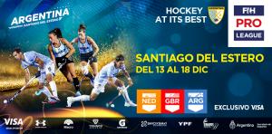 ENTRADAS A LA VENTA PARA LA FIH PRO LEAGUE EN SANTIAGO DEL ESTERO